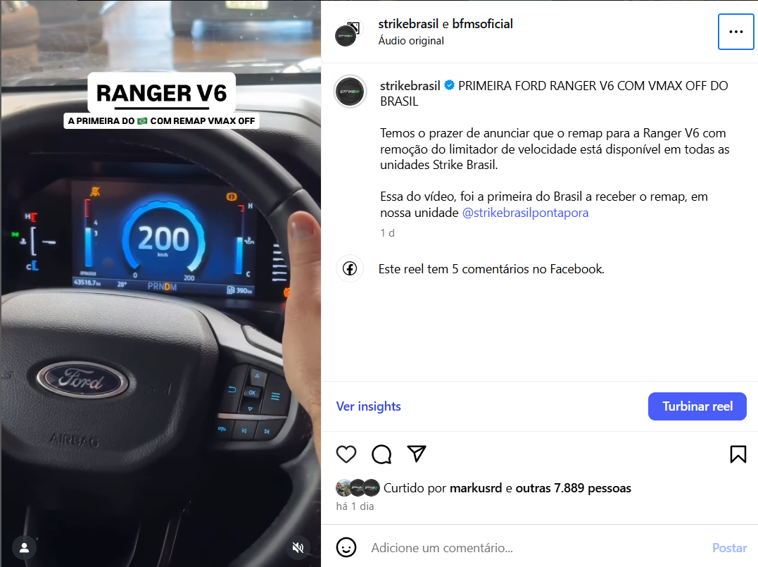 Remap para Ranger V6 3.0 | Stage 1 e 2 | Strike Brasil – Strike Brasil